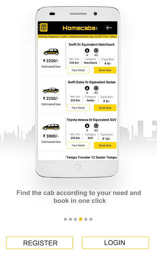 Home Cabs: Taxi Cab Service screenshot 7