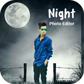 Night photo editor icon