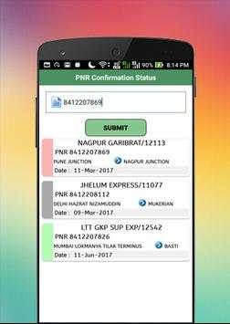 PNR Confirmation Status screenshot 4