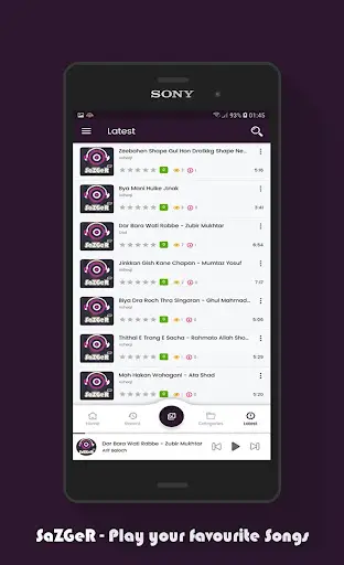 SaZGeR - Listen and download Baluchi songs screenshot 5
