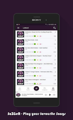 SaZGeR - Listen and download Baluchi songs screenshot 5