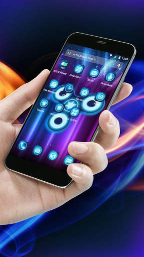 New cool fidget spinner APUS launcher theme скриншот 1