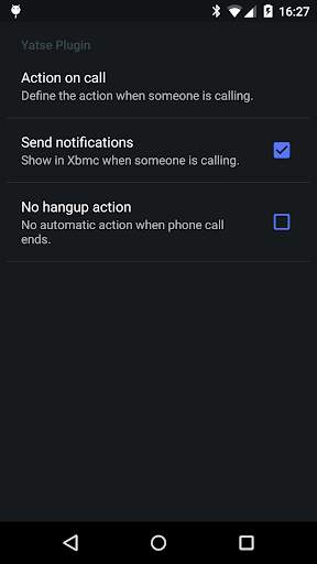 Call plugin for Yatse screenshot 2