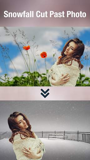 Snowfall Photo Frames screenshot 2