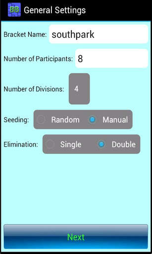 Bracket Builder Lite screenshot 2