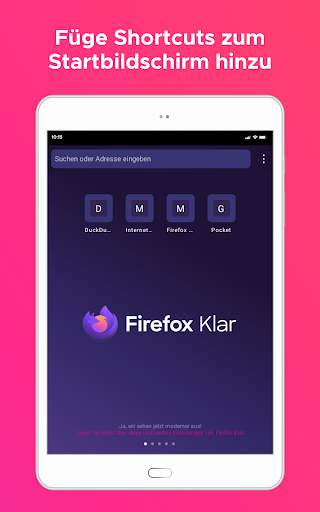 Firefox Klar Browser screenshot 12