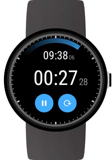 Stopwatch for Wear OS (Android Wear) screenshot 1