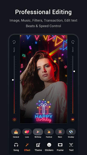 MVBit Music Master Particle.ly Video Status Maker screenshot 1