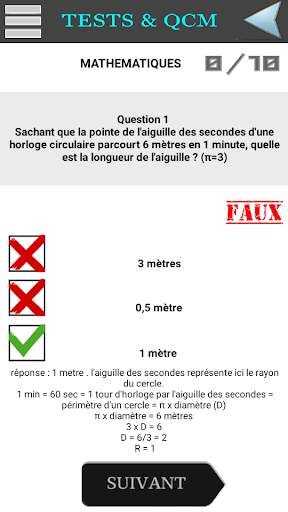 Fiche de Maths Concours  B & C screenshot 6