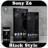 Theme and Launcher Sony xperia Z6 9.1