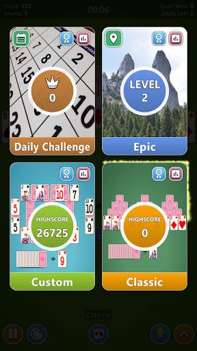 TriPeaks Solitaire 4 in 1 Card Game screenshot 3