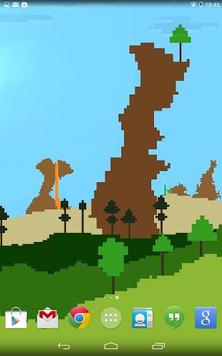 Pixel Landscape Live Wallpaper screenshot 11