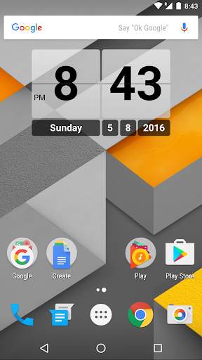 Retro Clock Widget screenshot 5