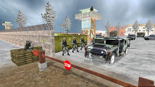 Off-road Jeep Drive-Winter screenshot 3