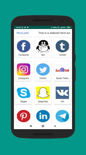 All Social Network in One App : Easy Social screenshot 1