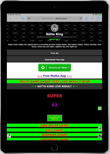 dpboss - satta matka fast result, kalyan chart screenshot 14