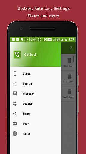 Callback with One Click, Auto Reject and Callback screenshot 8