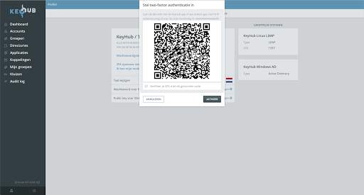 Topicus KeyHub 2FA screenshot 2
