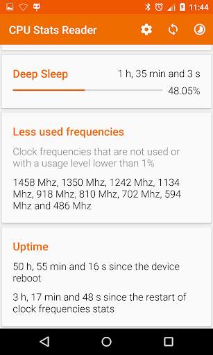 CPU Stats Reader screenshot 2