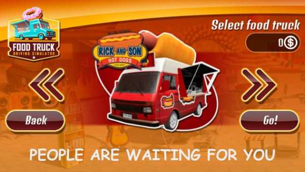 Fast Food Truck Driving Simulation screenshot 1