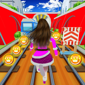 Subway Princess Run : Endless Gold Runner icon
