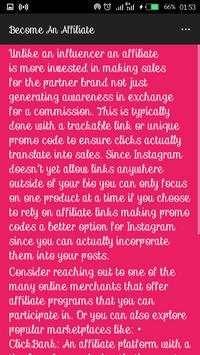 Monetize Instagram screenshot 3