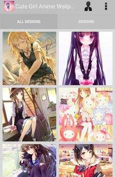 Cute Girl Anime Wallpaper screenshot 2