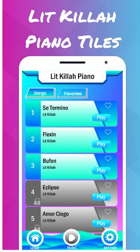 Lit Killah 🎹 Piano Tiles screenshot 2