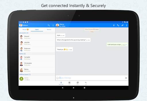 Output Messenger screenshot 1