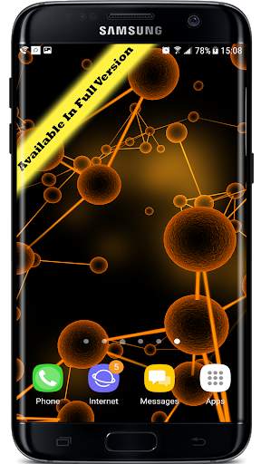 Particle Molecules 3D Live Wallpaper screenshot 7