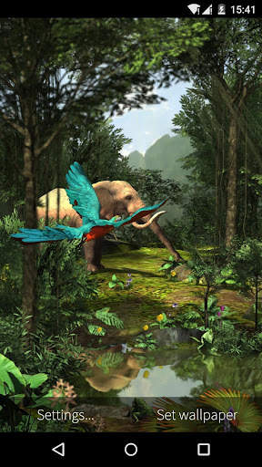 3D Rainforest Live Wallpaper screenshot 6