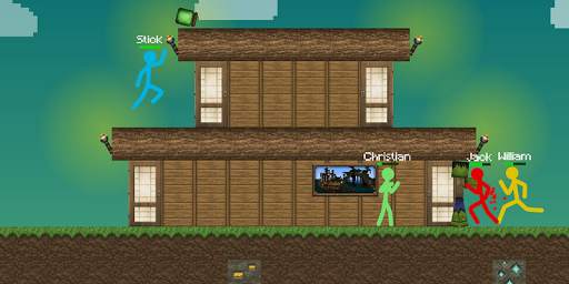 Stickman vs Multicraft Survival Craft Pocket screenshot 1