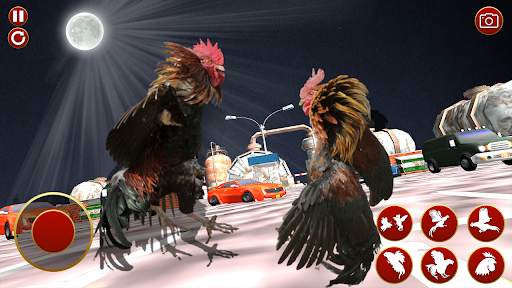 Wild Rooster Fighting Angry Chickens Fighter Games screenshot 2