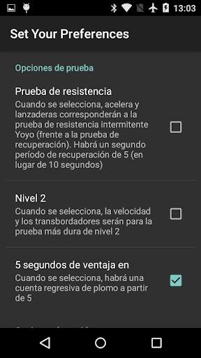 Yo-Yo Test Intermitente screenshot 6