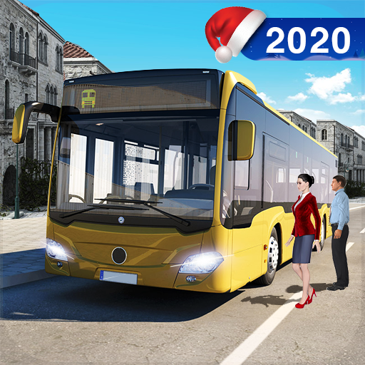 Modern City Bus Driving Game icon