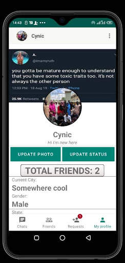 hUbAwE - Chat & Make New Friends screenshot 2