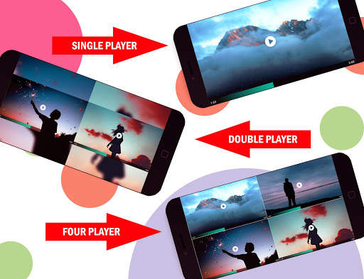 Multi Screen Video Player : On One Screen скриншот 1