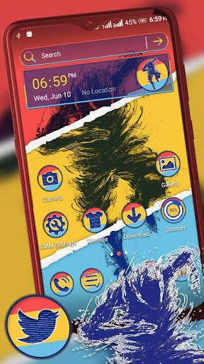 Sketch Man Launcher Theme screenshot 1