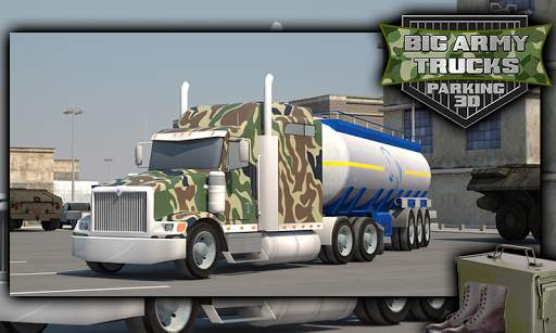 Big Army Trucks Parking 3D screenshot 4