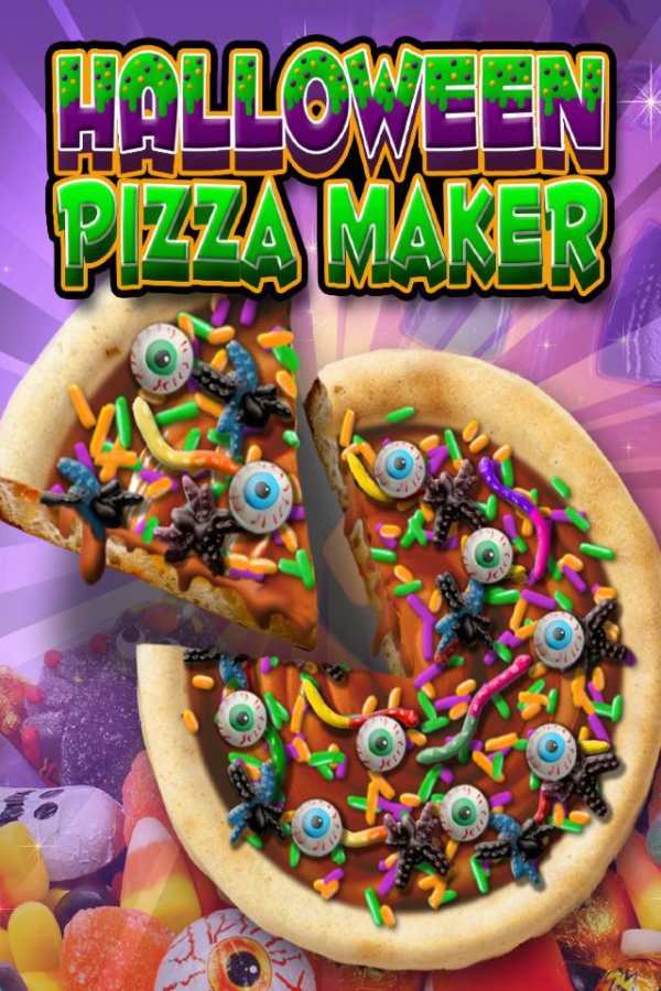 Halloween Candy Pizza Maker - Dessert Food Cooking screenshot 1