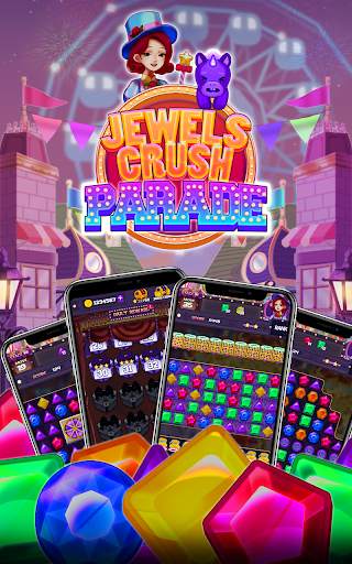 Jewels Crush Parade (Match 3) screenshot 2