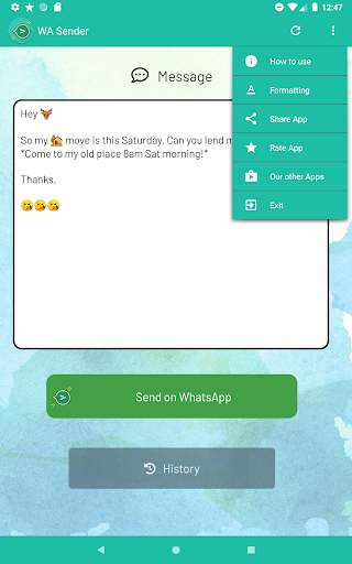 Send Message To Many Contacts (for WhatsApp) screenshot 8