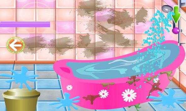 Barbie Bathroom Cleaner Girl Games screenshot 7