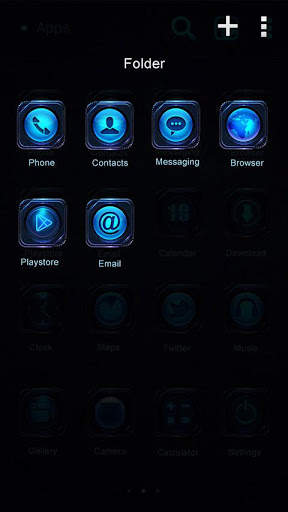 DNT Robot GO Launcher Theme screenshot 3