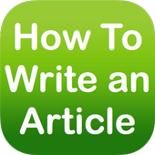 How To Write an Article icon