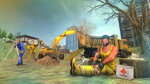 Real City Road River Bridge Construction Game screenshot 12