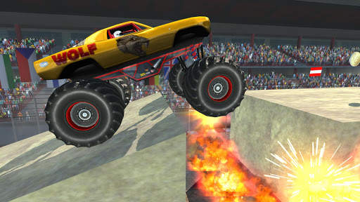 Monster Truck Stunts, Race and Crush Cars screenshot 8