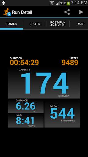Cadence Running Tracker screenshot 2