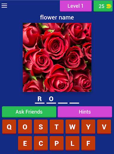 Flower Quiz Game (Flower Name Word Game) screenshot 6