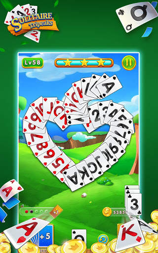 Solitaire Tripeaks - Free Card Games screenshot 1